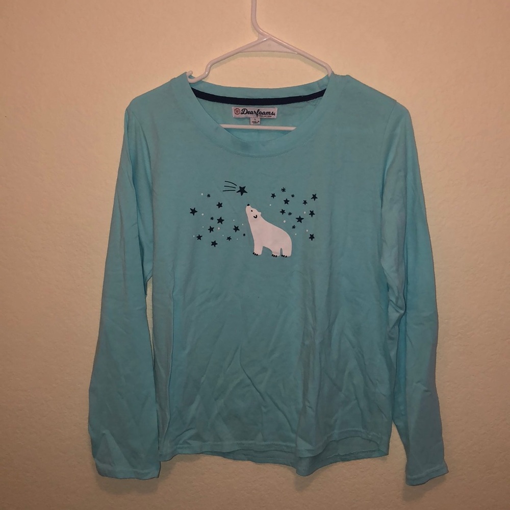 Long sleep pajama shirt